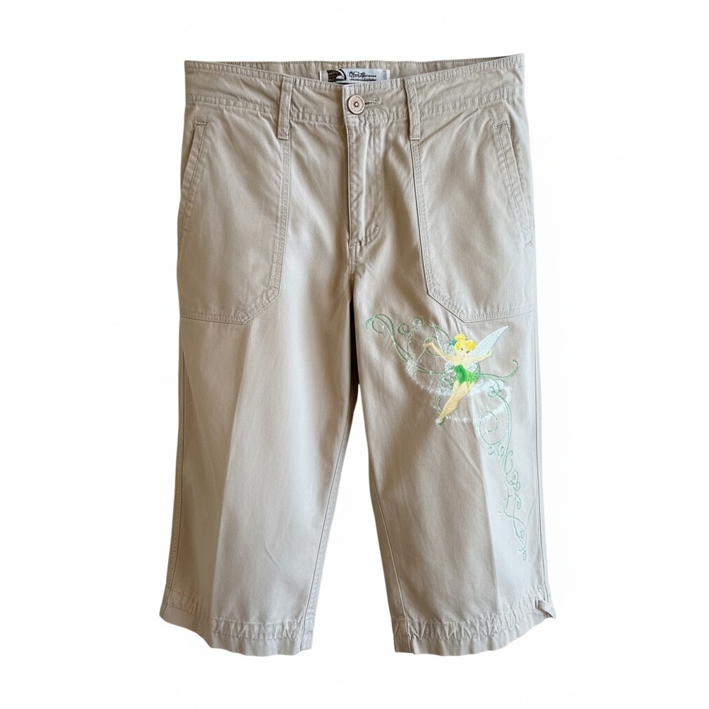 Disney Beige Capri Pants with Tinker Bell - Picture 2 of 7
